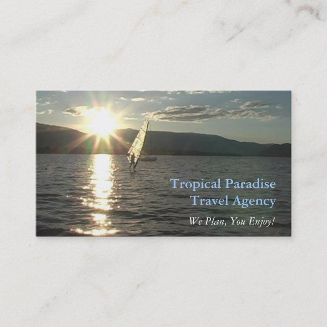 Travel Agency Business Card (Front)