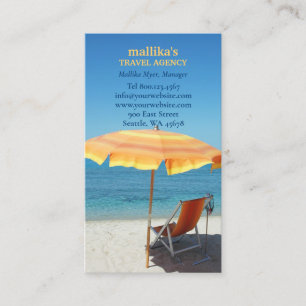 Travel Agency Business Card
