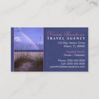 Travel Agency Business Card