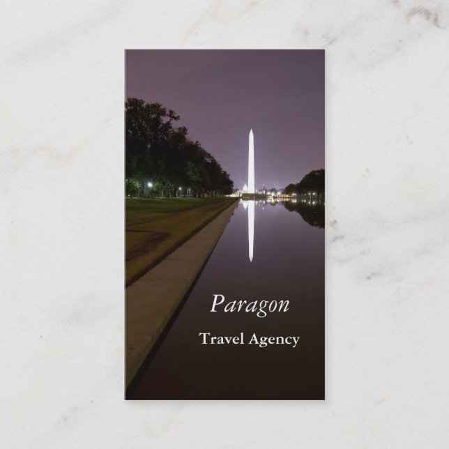 Travel Agency Business Card (Front)