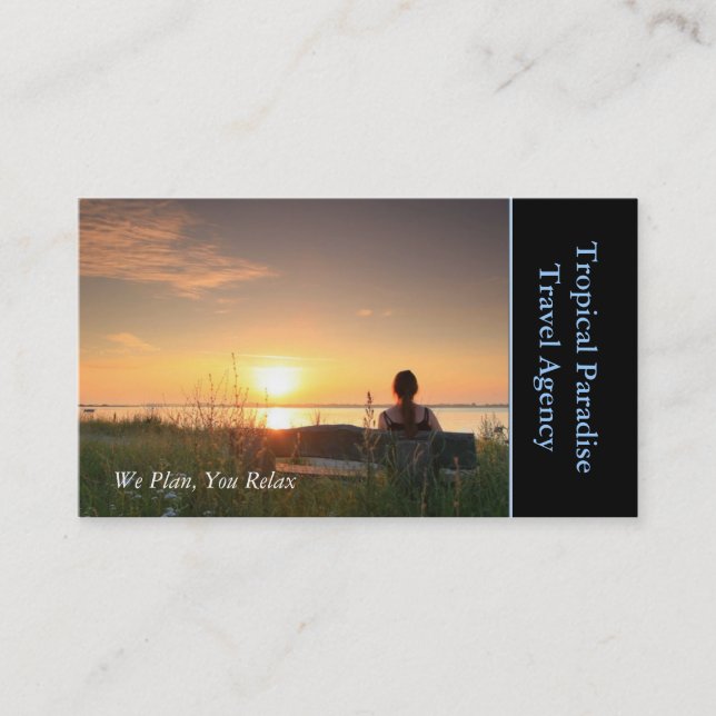 Travel Agency Business Card (Front)