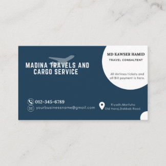 Travel Agency Business Card