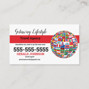 Travel Agency Business Card
