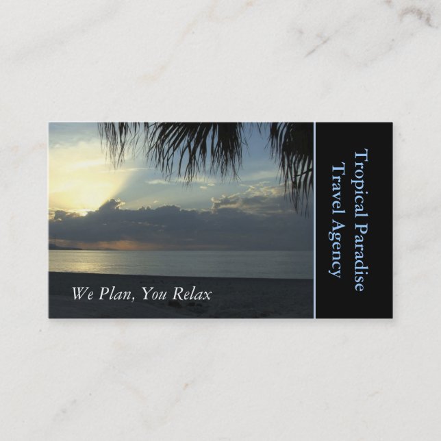 Travel Agency Business Card (Front)