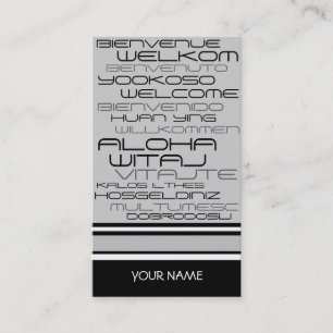 TRAVEL AGENCY Business Card