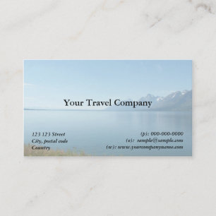 Travel agency business card
