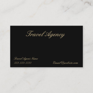 Travel Agency Business card. Card