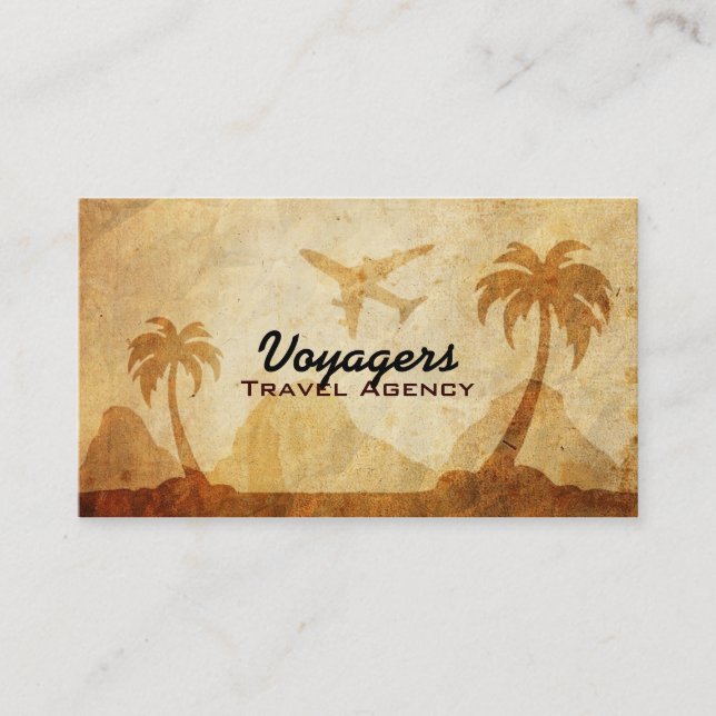 Travel Agency Business Cards (Front)