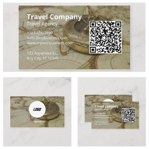 Travel Agency Company Business Card