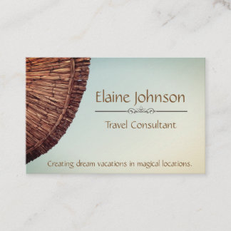 Travel Agency Consultant Specialist Business Card