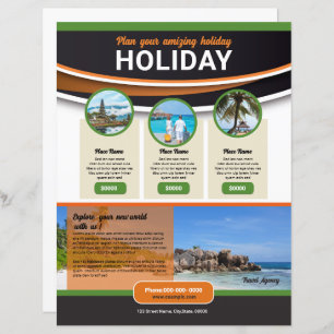 Travel Agency Flyer Template