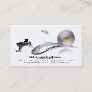 Travel Agency Frieght Service Business Card