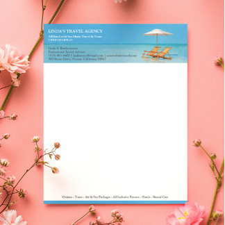 Travel Agency Letterhead Template
