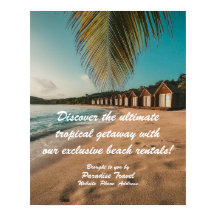 Travel Agency Marketing And Advertising Tropical
