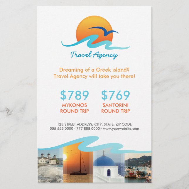 Travel Agency Tourism Tour Operator flyer (Front)