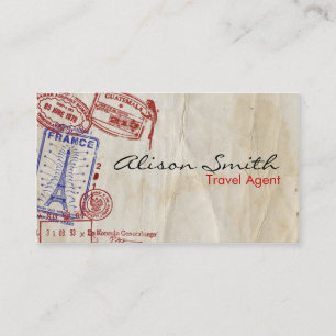 Travel Agent Business Card