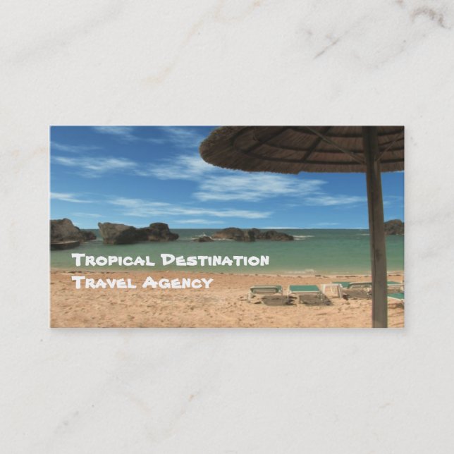 Travel Agent Business Card (Front)