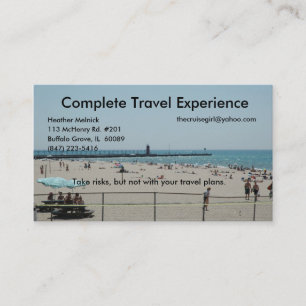 Travel Agent Business Card