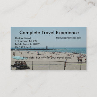 Travel Agent Business Card