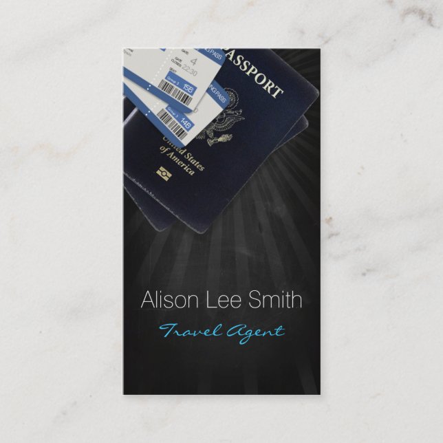 Travel Agent Business Card (Front)