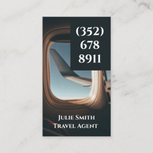 Travel agent business card