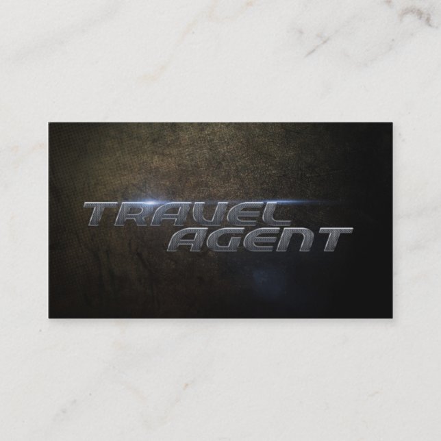 Travel agent Business card (Front)