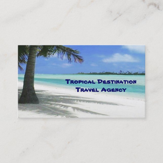 Travel Agent Business Card (Front)