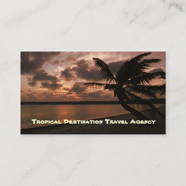 Travel Agent Business Card (Front)