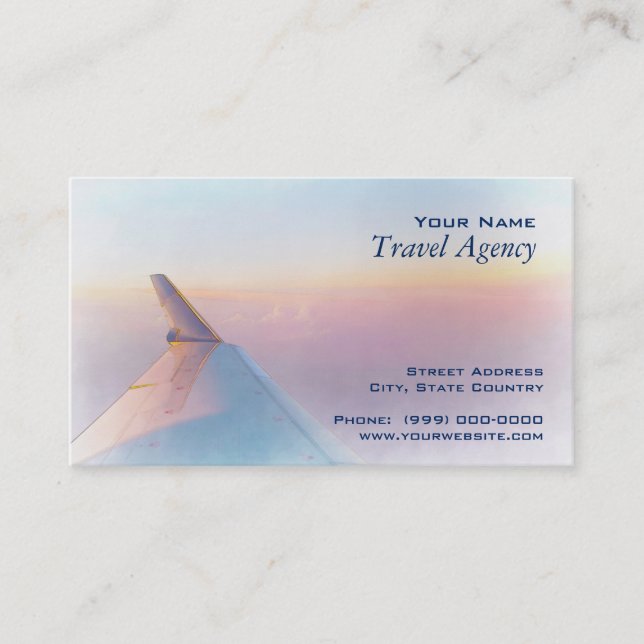 Travel Agent Business Card (Front)