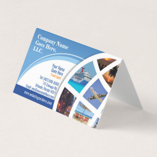 Travel Agent Business Card Template