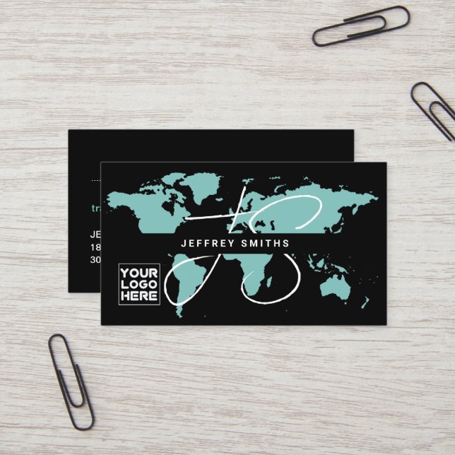 Travel Agent Guided Tours  Business Card (Front/Back In Situ)