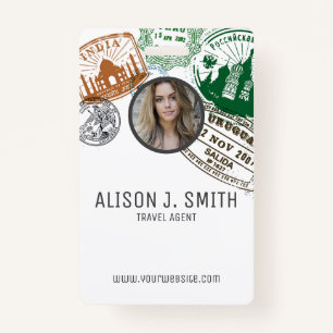 Travel Agent ID Badge