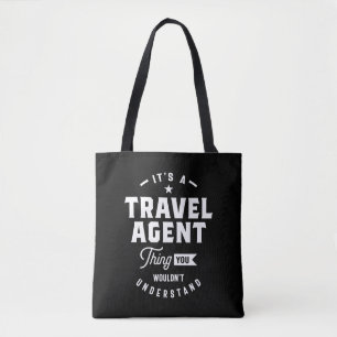 Travel Agent Job Title Gift Tote Bag