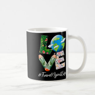 Travel Agent Love World Earth Day Save The Planet Coffee Mug