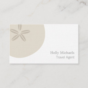 Travel Agent - Sand Dollar Business Card