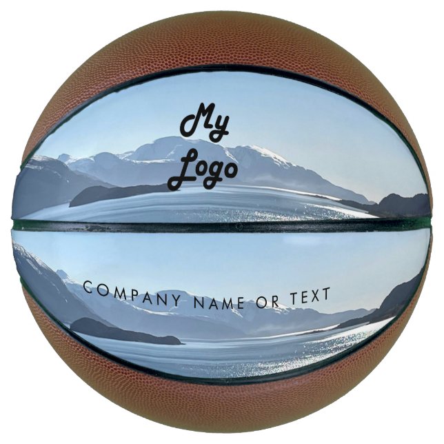 Travel agent vacations tourism photo business logo basketball (Front)