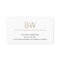 Travel Agent White Business Card with an Aeroplane