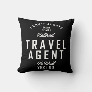 Travel Agent Work Job Title Gift Cushion