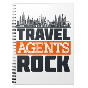 Travel Agents Rock Vacation Planning Notebook