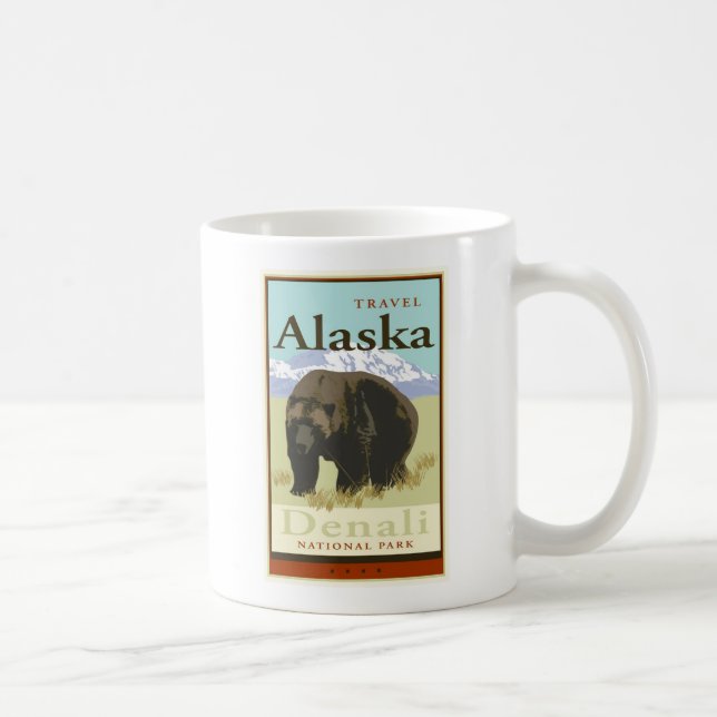 Travel Alaska Coffee Mug (Right)