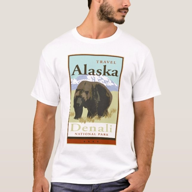 Travel Alaska T-Shirt (Front)