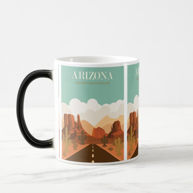 Travel Arizona Grand Canyon USA Magic Mug (Left)