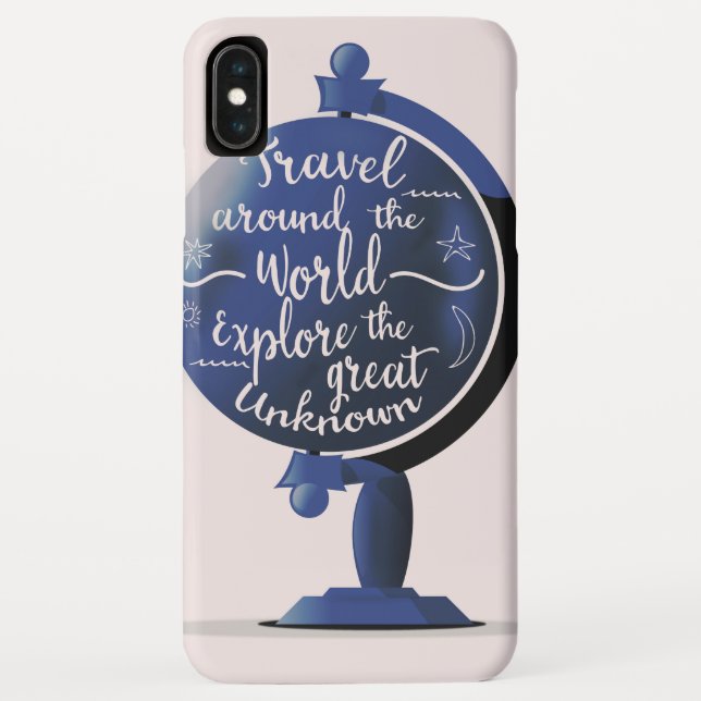 Travel Around the World Explore the Great Unknown Case-Mate iPhone Case (Back)