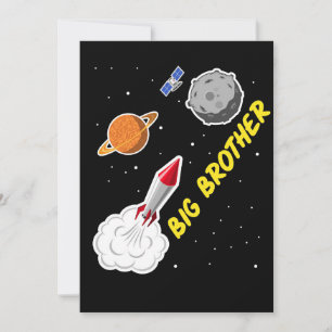 Travel Art Space Travel Holiday Card