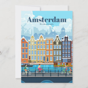 Travel Art Travel To Amsterdam Save The Date