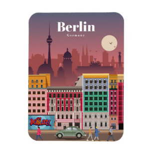 Travel Art Travel To Berlin Germany Magnet