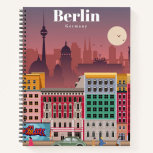 Travel Art Travel To Berlin Germany Notebook