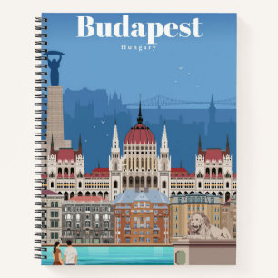 Travel Art Travel To Budapest Notebook
