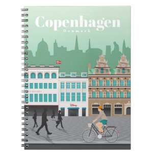 Travel Art Travel To Copenhagen Notebook