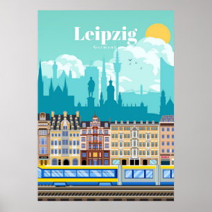 Travel Art Travel To Leipzig Germany Poster